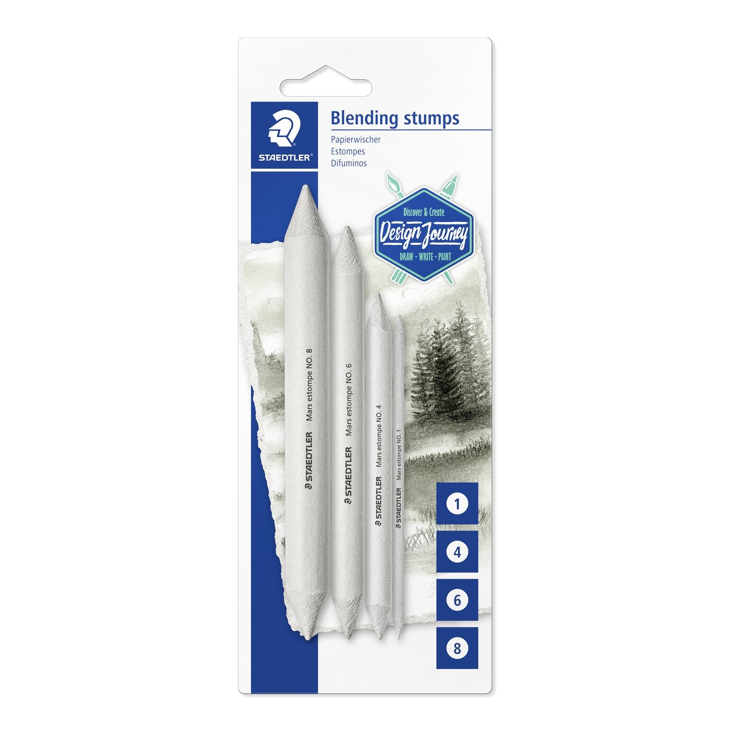 Staedtler - Sfumino Adatto a Mars in 4 Misure