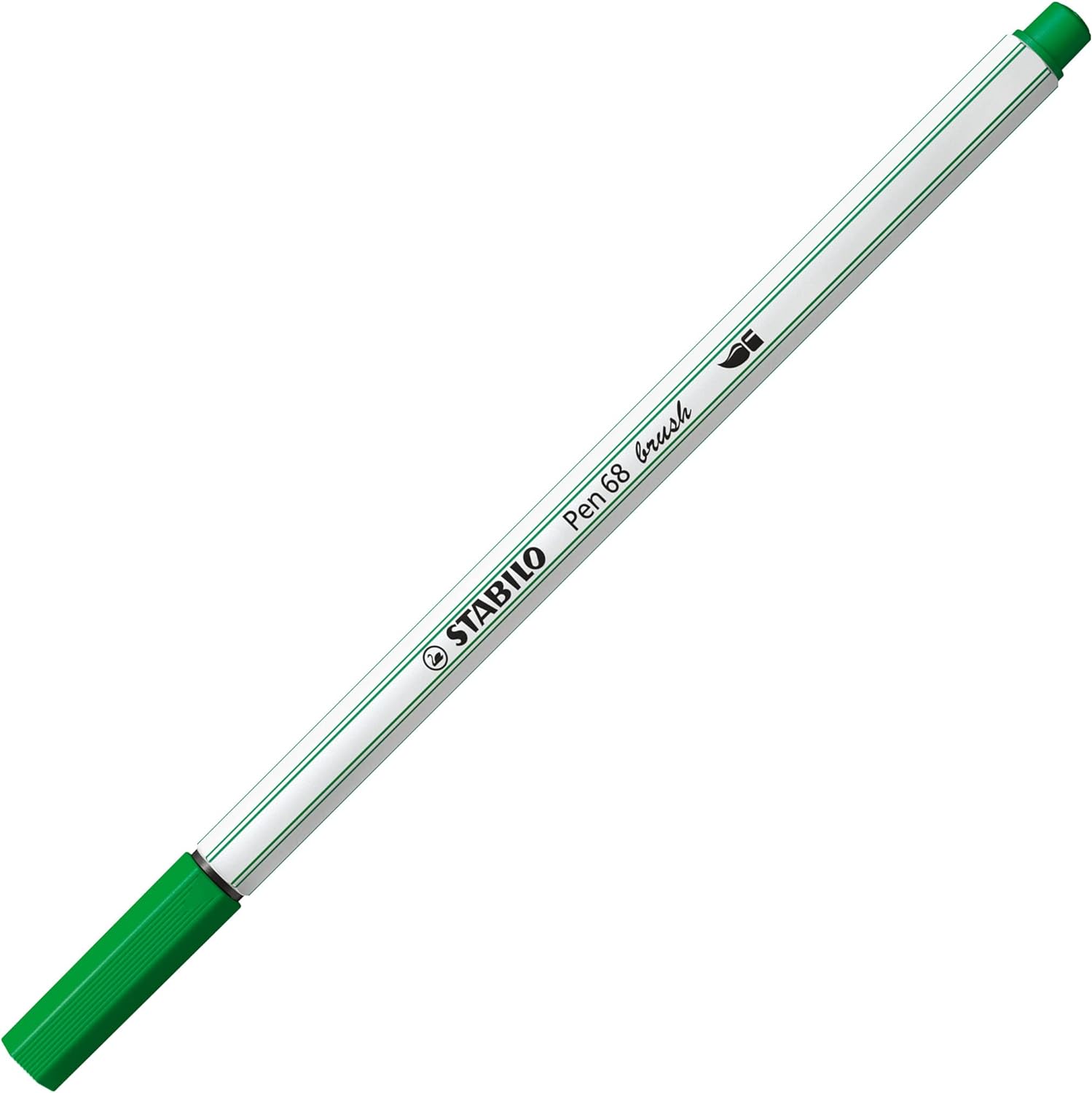 Pennarello con punta a pennello Pen 68 brush Verde Smeraldo