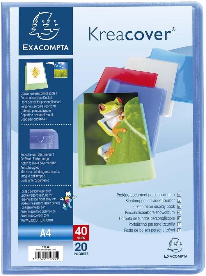 PORTALISTINO PERSONALIZZABILE KREACOVER 20 BUSTE COLORI ASSO