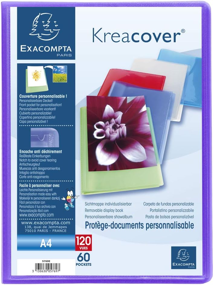 PORTALISTINO PERSONALIZZABILE KREACOVER 60 BUSTE COLORI ASS