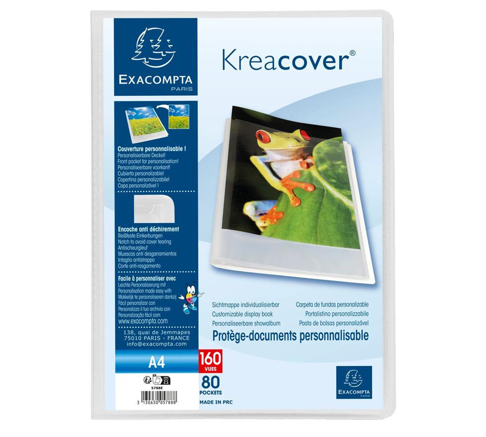 PORTALISTINO PERSONALIZZABILE KREACOVER A4 - 80 BUSTE
