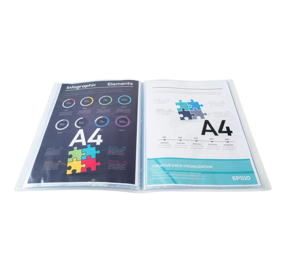 PORTALISTINO PERSONALIZZABILE KREACOVER A4 - 80 BUSTE