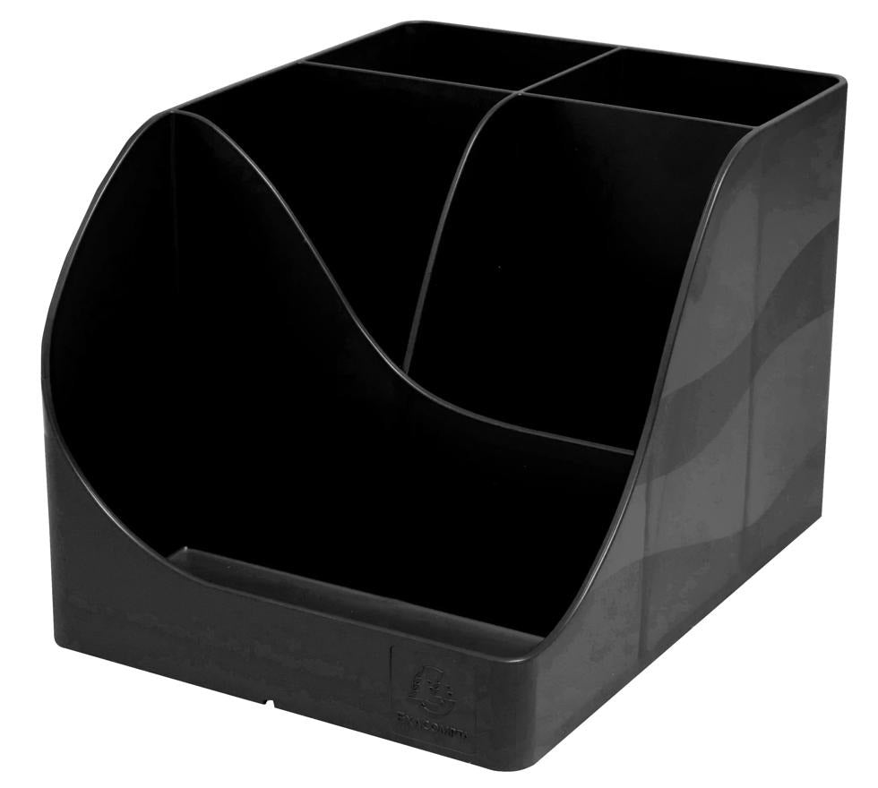 Flex Box Office 3 scomparti - Colori assortiti - New Nero
