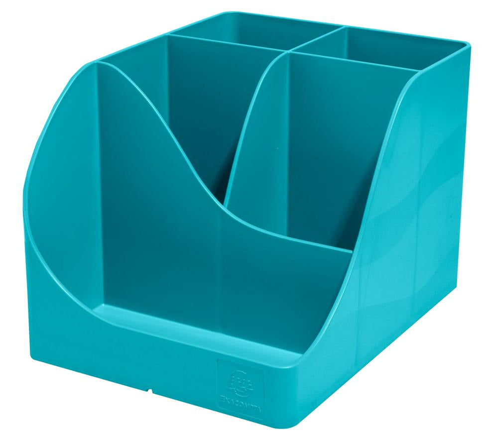 Flex Box Office 3 scomparti - Colori assortiti New Turchese