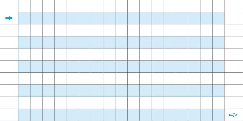 QUADERNO PER DISGRAFIA RIG 10MM 100 GR