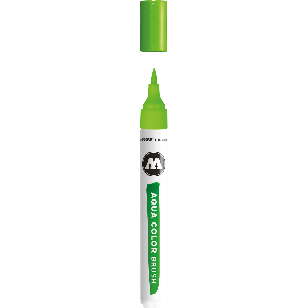 Pennarello Aqua Color Brush Molotow 016 Giallo Verde 1 MM