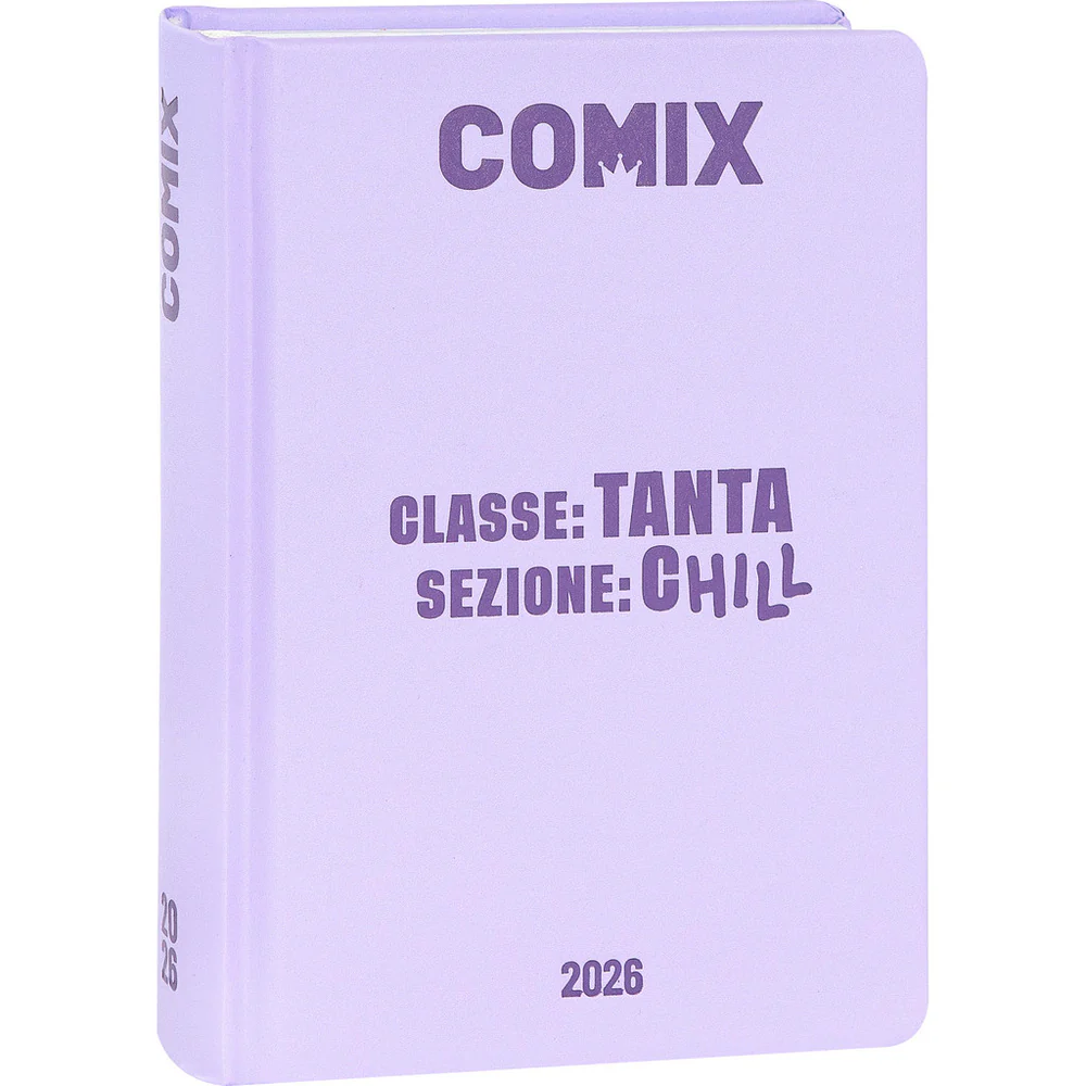 Comix - Diario 16 Mesi 2025/26 - Giornaliero Standard Lilla