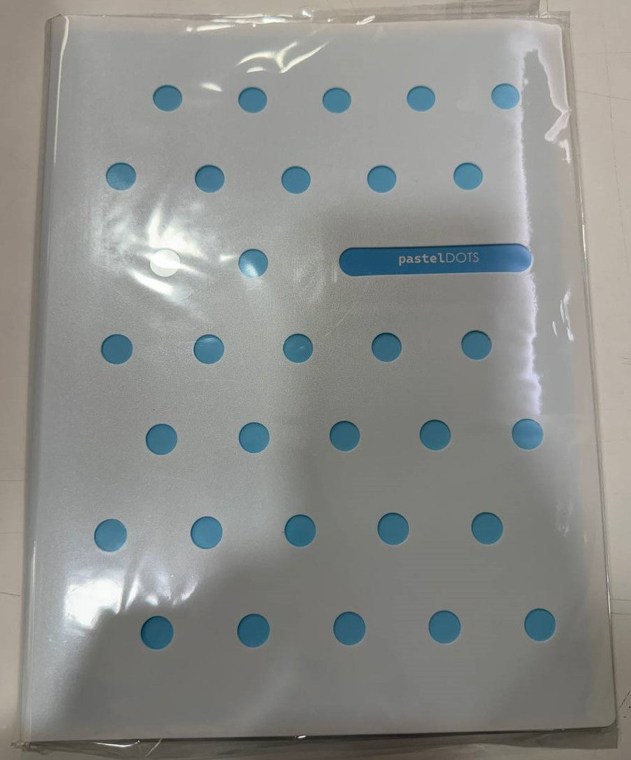 Portalistino 20 buste - Pastel Dots Azzurro