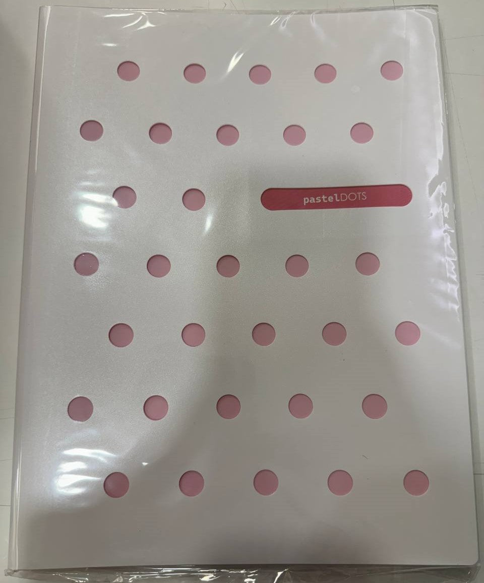Portalistino 20 buste - Pastel Dots Rosa