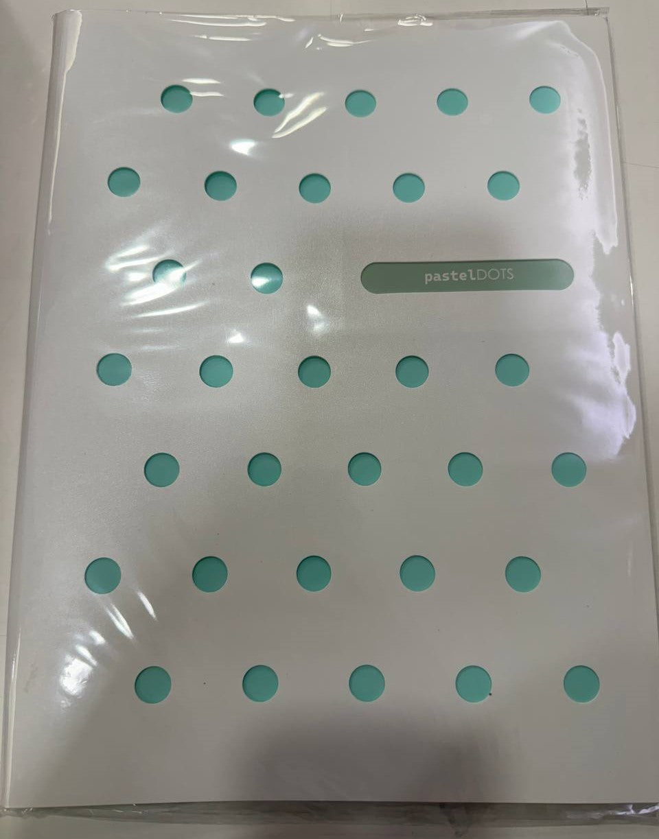 Portalistino 20 buste - Pastel Dots Verde