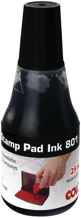 Colop 801 tampone inchiostro base acqua di alta qualità 25ml