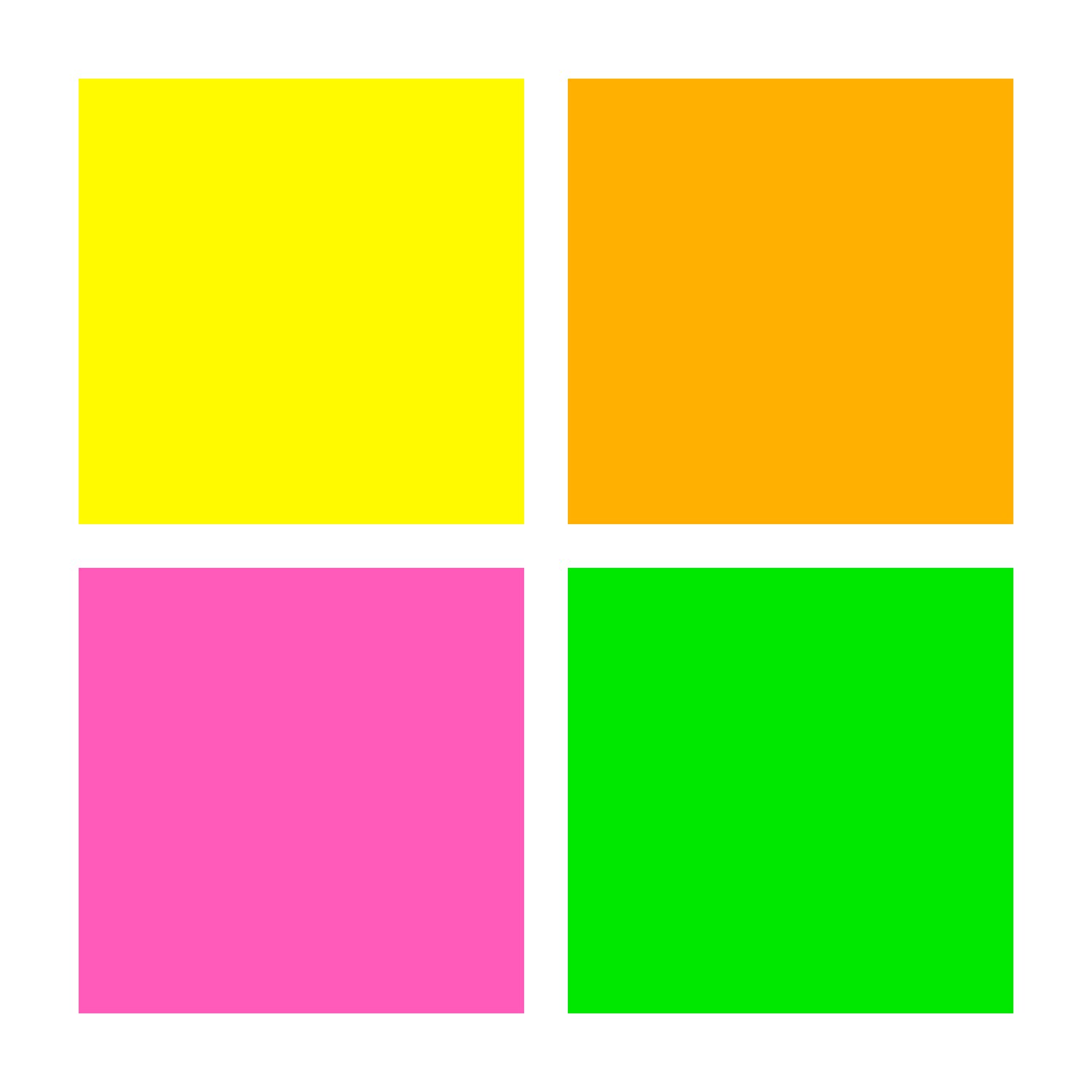 Noris junior 813 Neon Colours - Set di 4 vasini da 130 g
