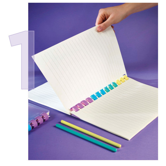 Osama - Notebook con spirale Rainbow Pastel A5 - 1 Rigo