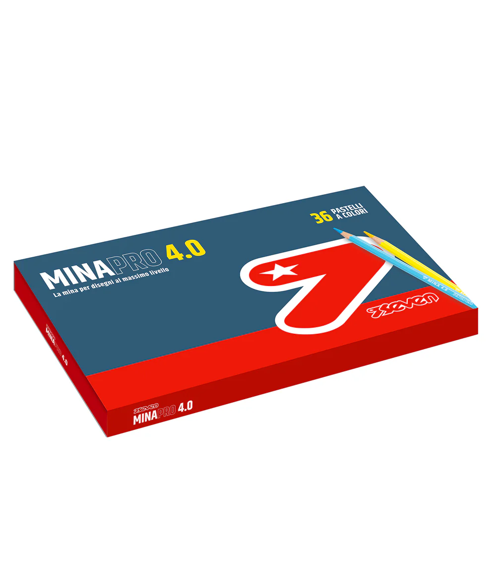 Seven® - 36 Pastelli a Colori Mina Pro 4.0