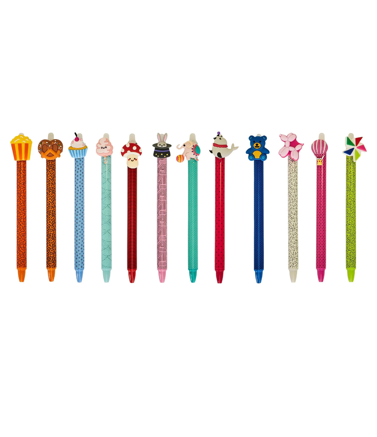 Penne cancellabili con clip rotabile - Inchiostro Blu