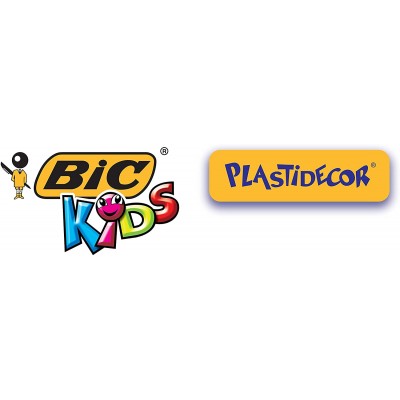 CF 12 PZ Pastelli a cera Bic Kids Plastidecor