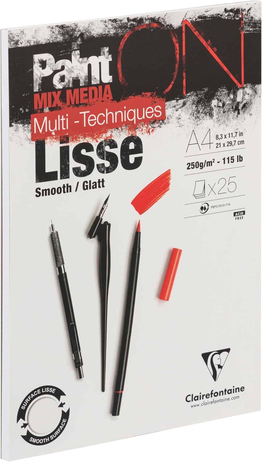 PAINT ON LISSE 25FF 250GR - A4