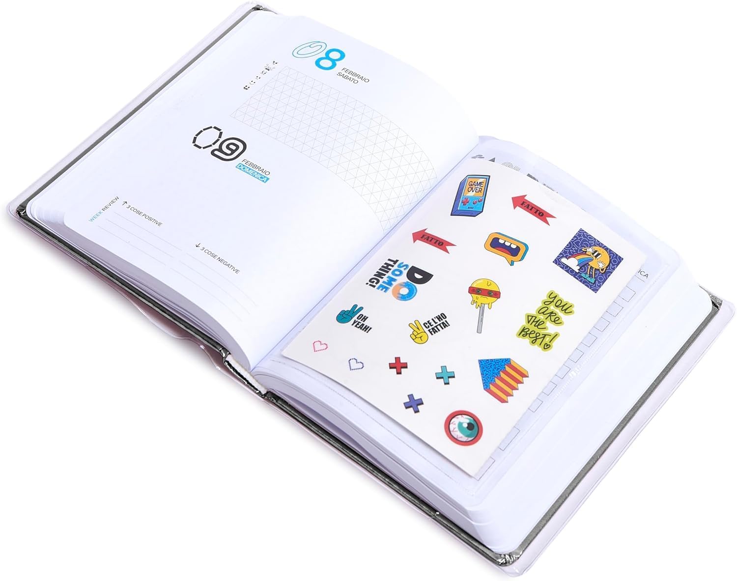DIARIO AGENDA 16 MESI BE-YOU EXTRA WHITE 2024-2025