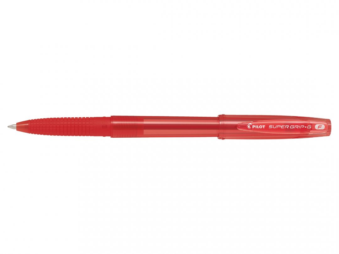 CF 12 PZ Super Grip G cap penna a sfera punta fine rosso