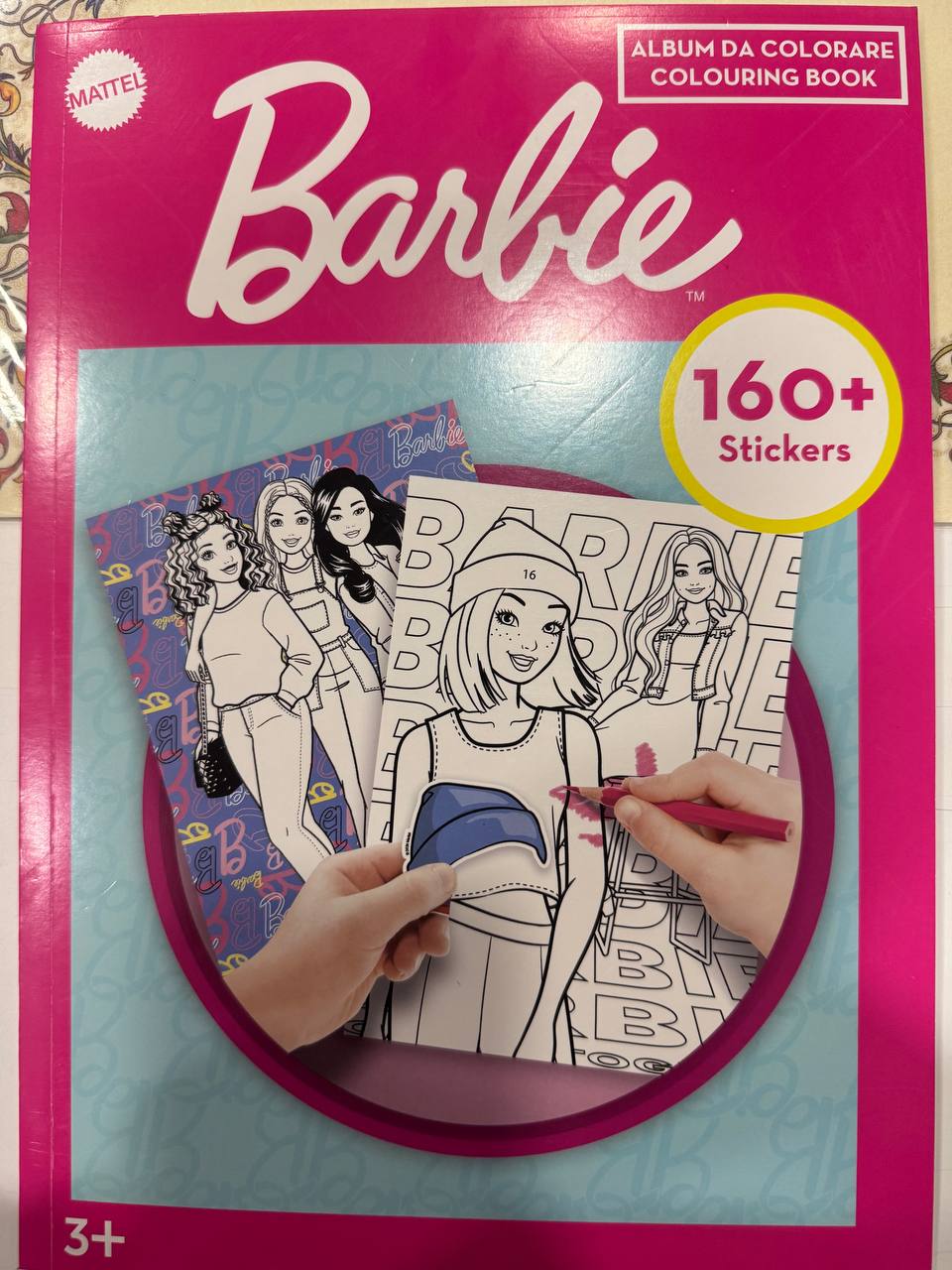 Barbie - Album da colorare con adesivi