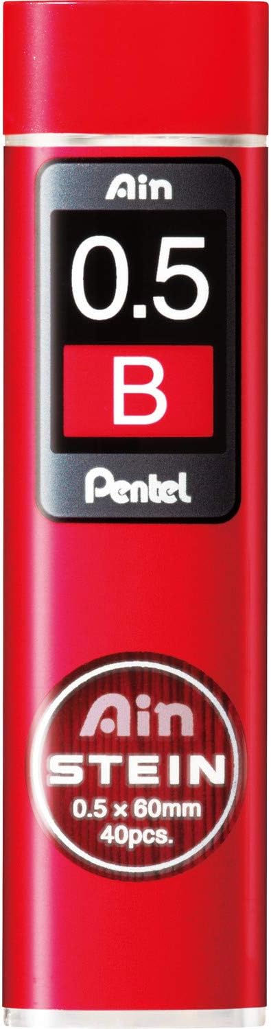 PENTEL Mine p.matite AINSTEIN 0.5mm C275-B 40 pezzi  B