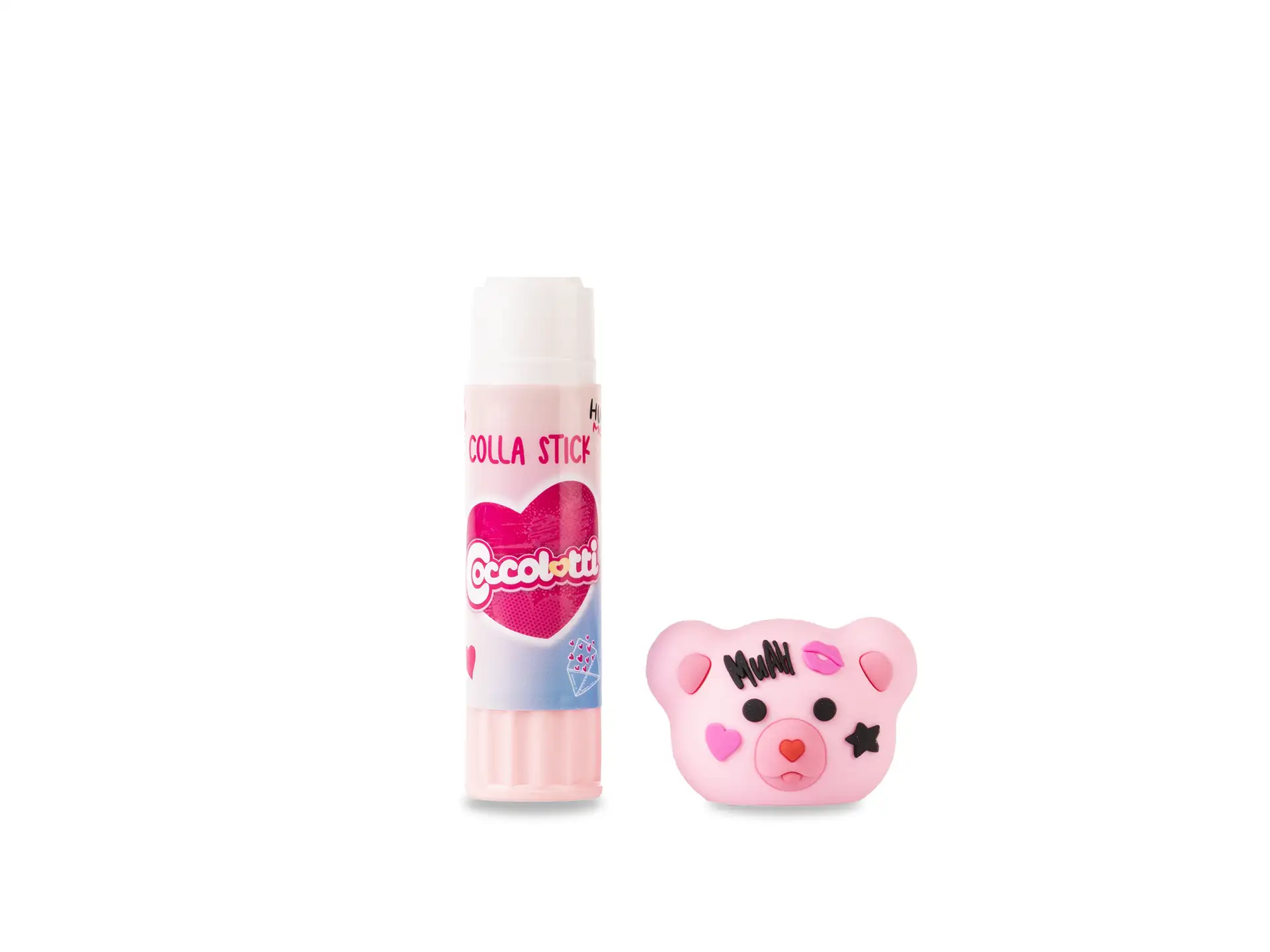 Colourbook - Colla stick Coccolotti Love&Tell - Love Rosa