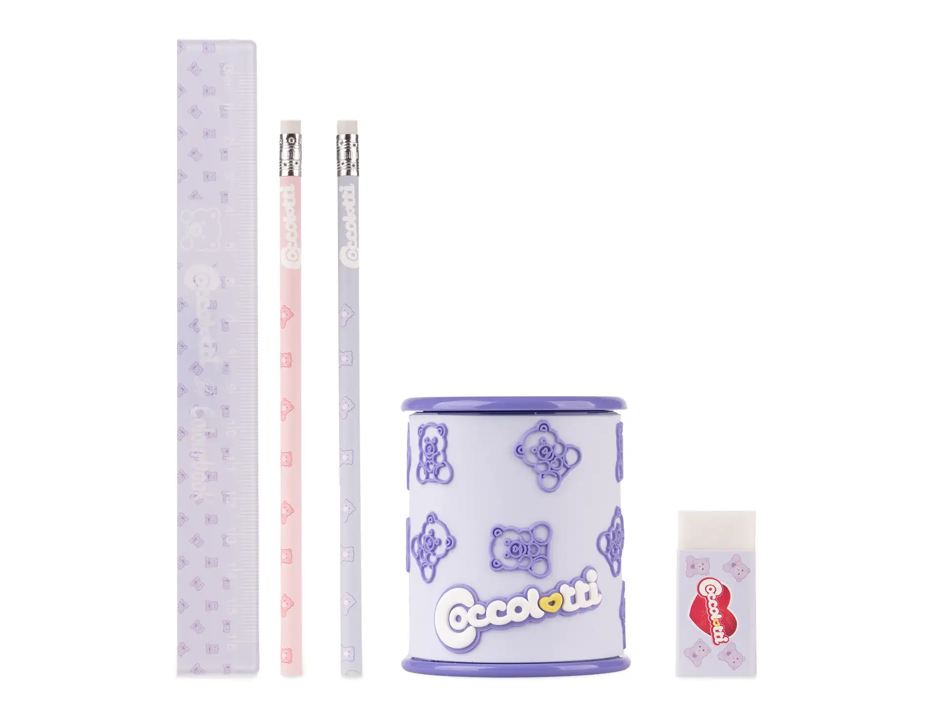 Colourbook - Kit Stationery Coccolotti 5 PZ - Classic Lilla