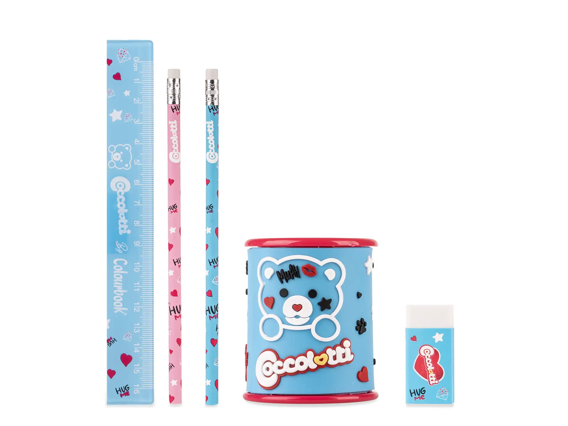 Colourbook - Kit Stationery Coccolotti 5 PZ- Love Azzurro
