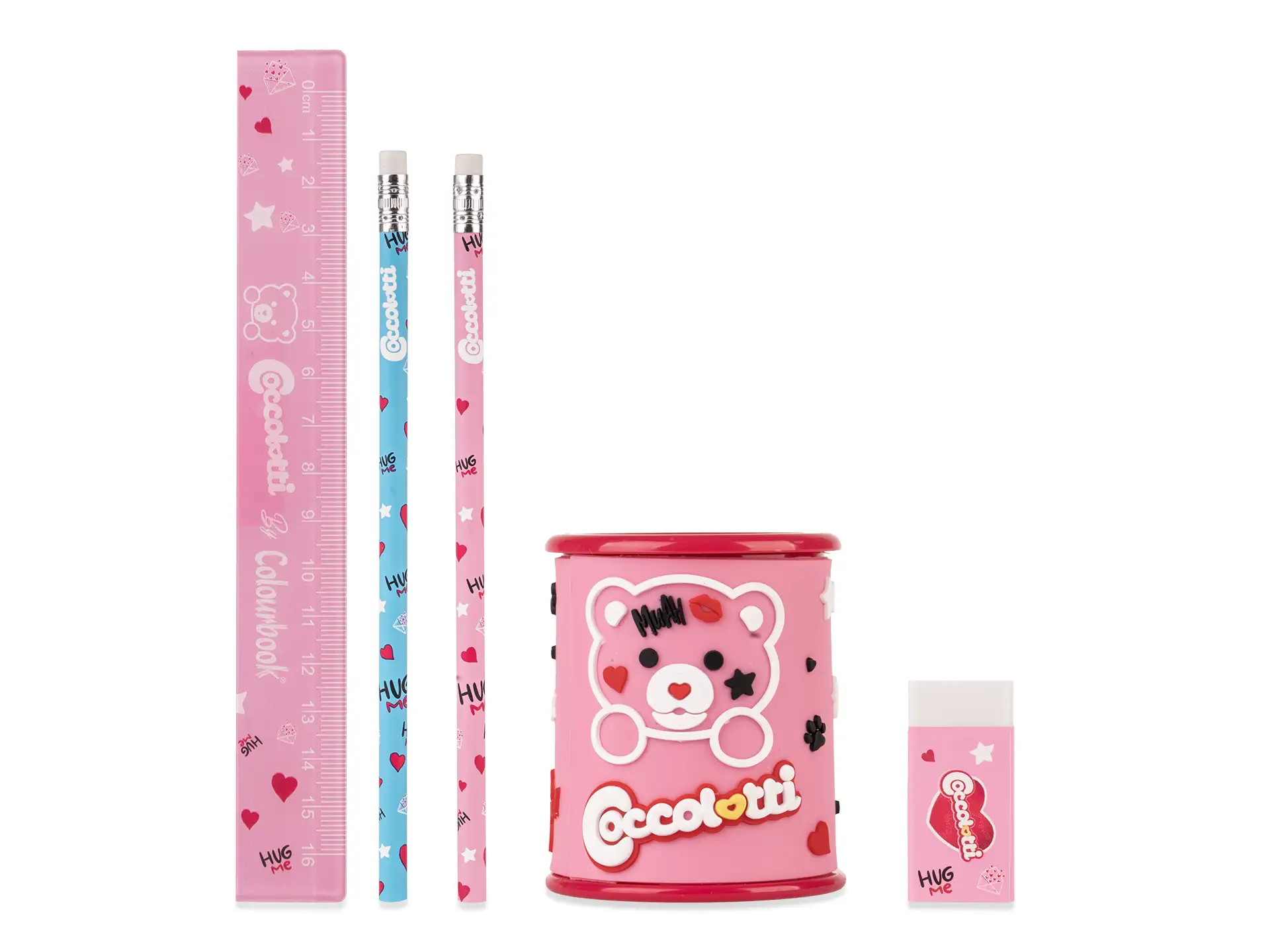 Colourbook - Kit Stationery Coccolotti 5PZ - Love Rosa