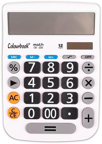 Calcolatrice da tavolo 12 cifre MATH CB-220
