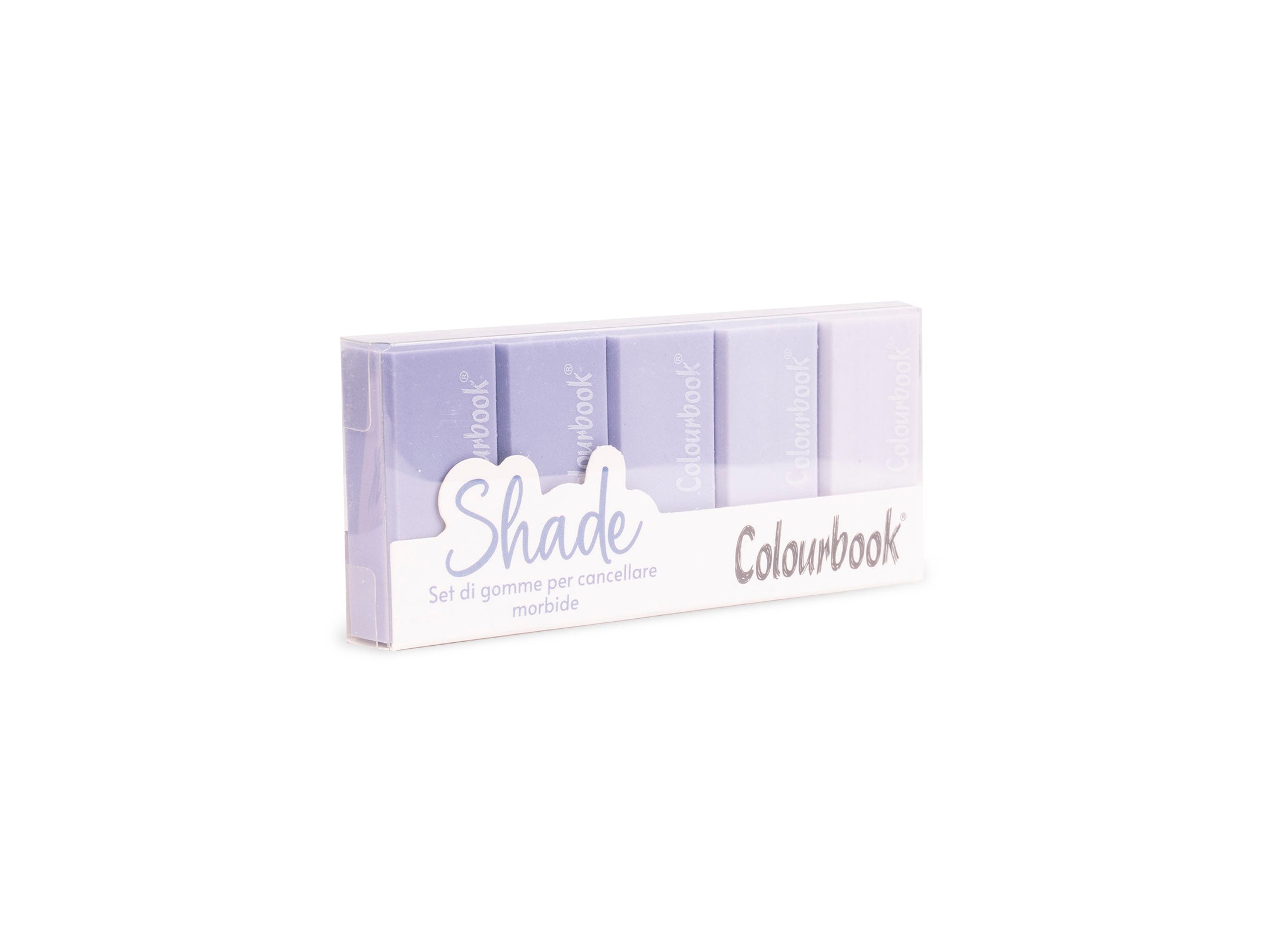 Set 5 gomme da cancellare Shade Lavanda