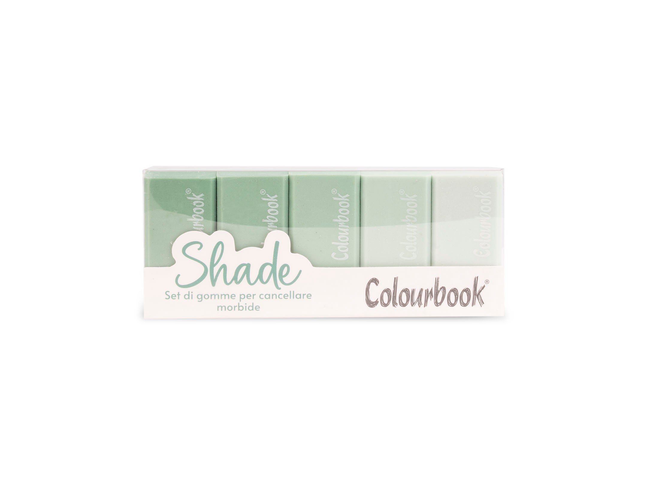 Set 5 gomme da cancellare Shade Salvia