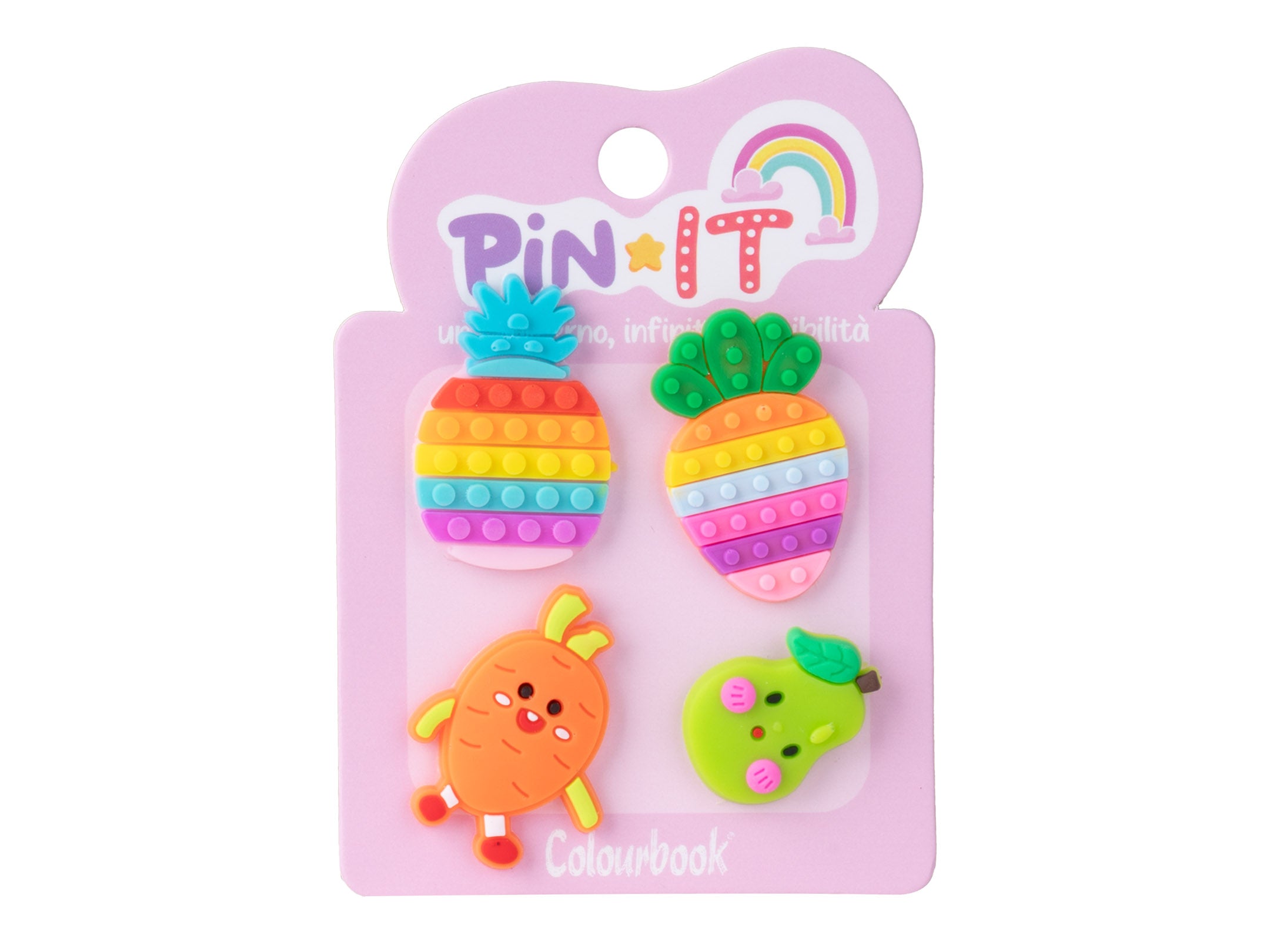 Set 4 Pezzi Pin It Tropical Food