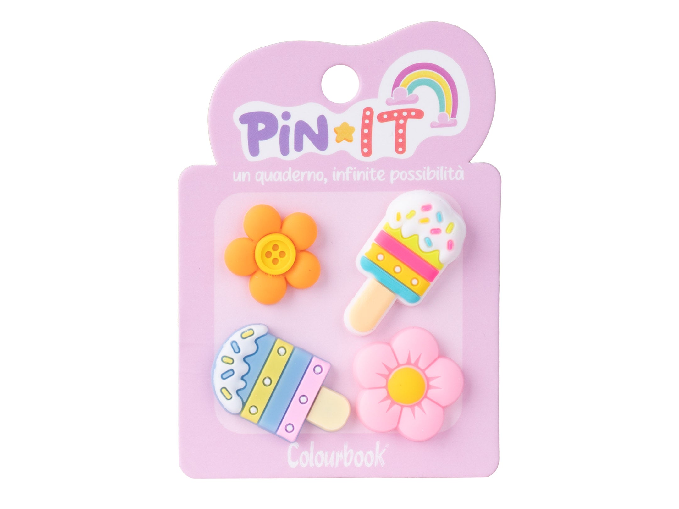 Set 4 Pezzi Pin It Sweeties Love