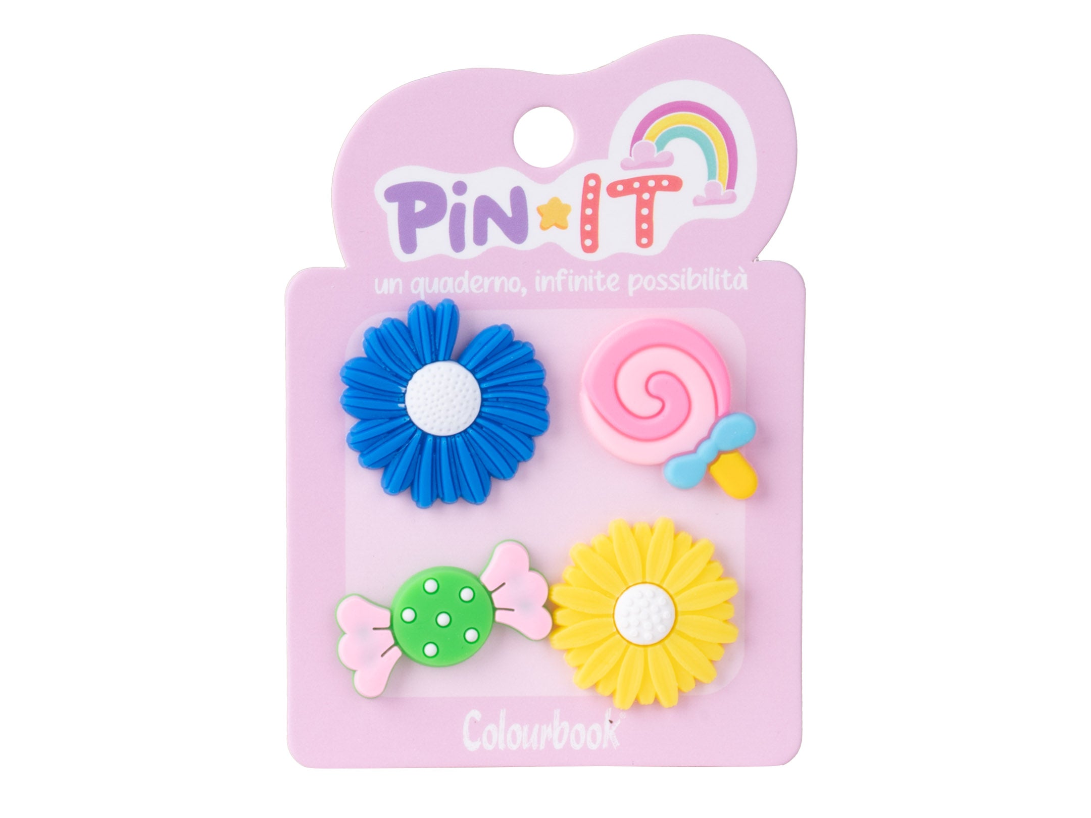 Set 4 Pezzi Pin It Sweet Candies