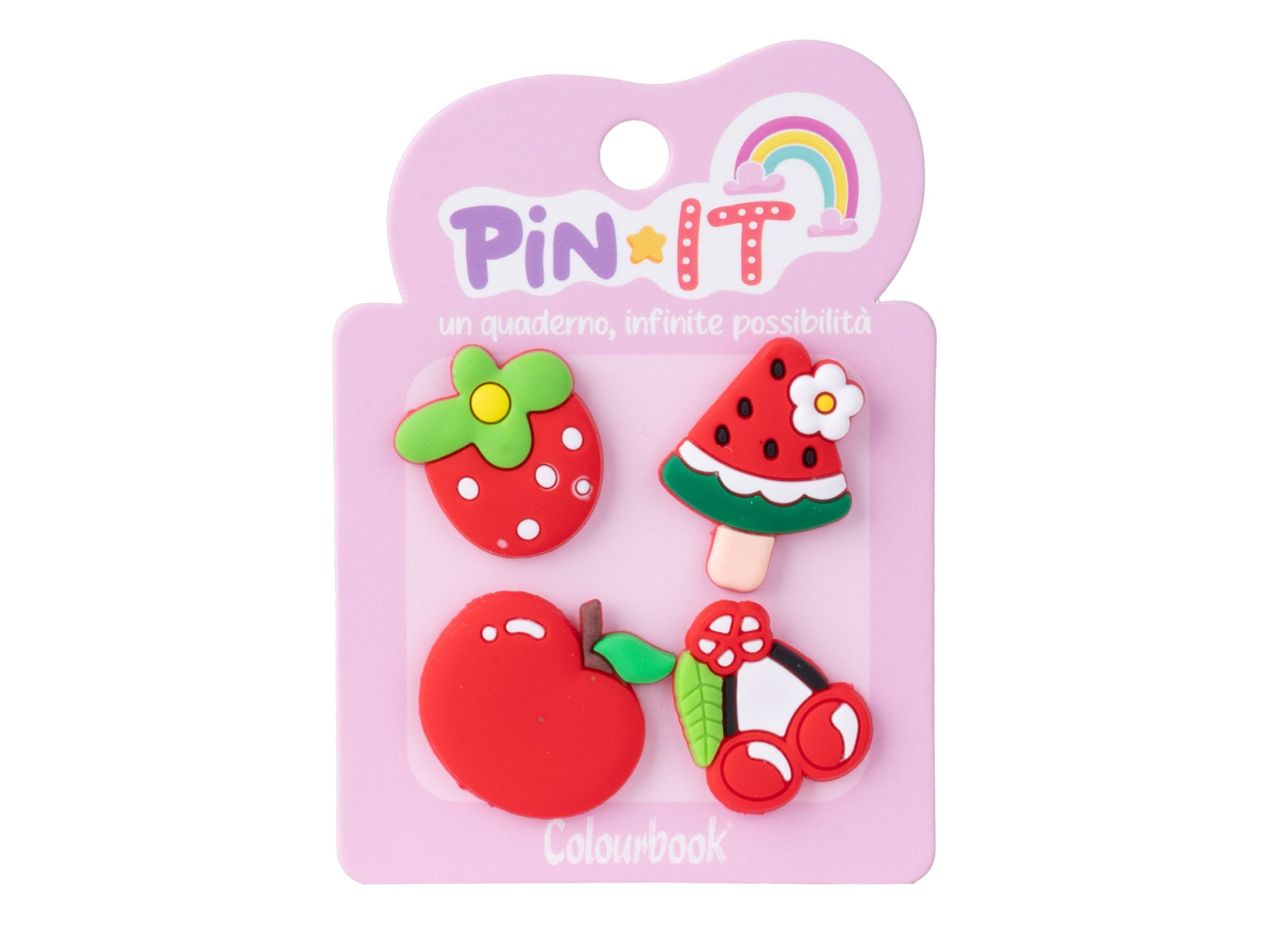 Set 4 Pezzi Pin It Summer Fruits