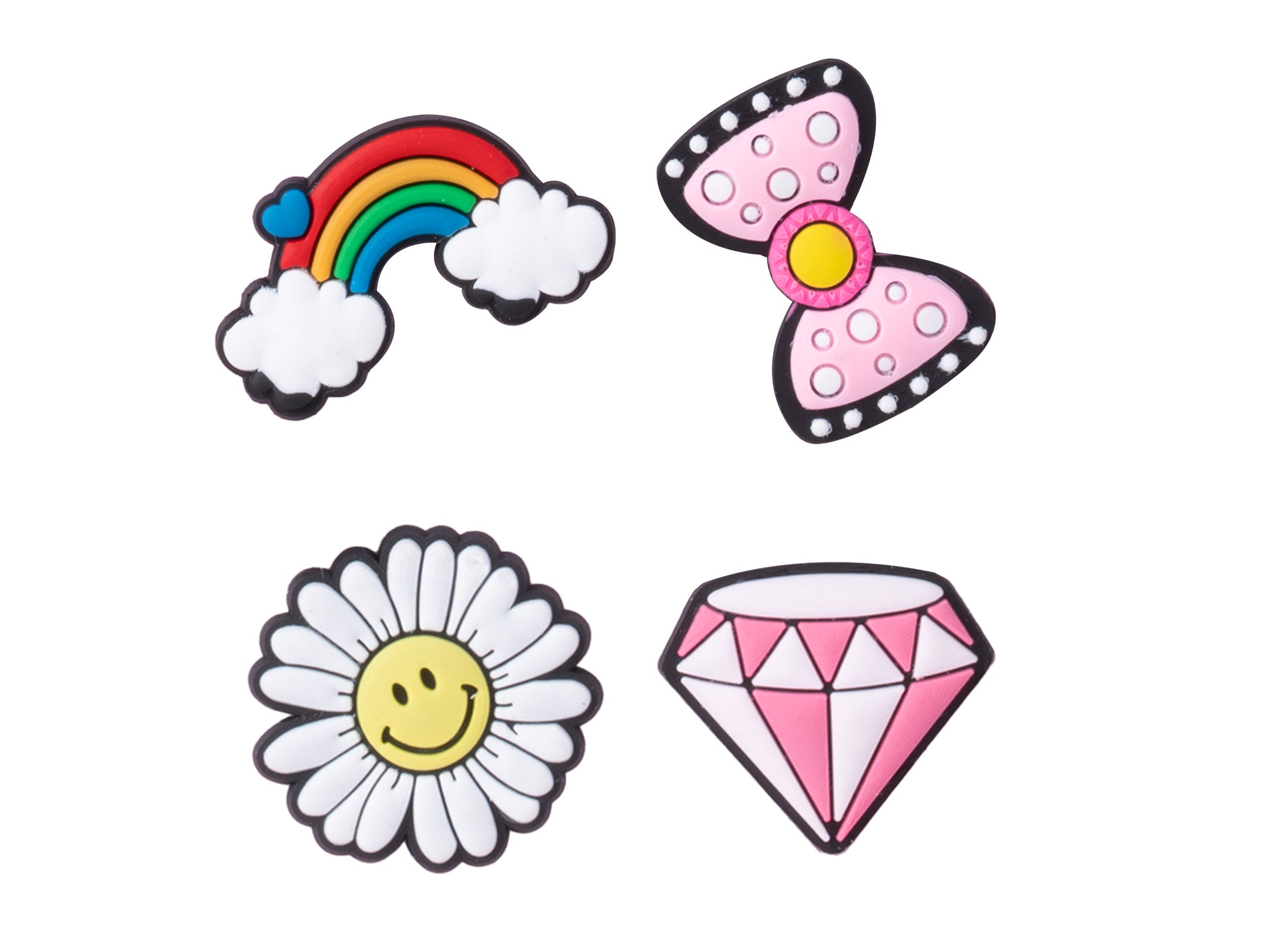 Set 4 Pezzi Pin It Cute & Rainbows