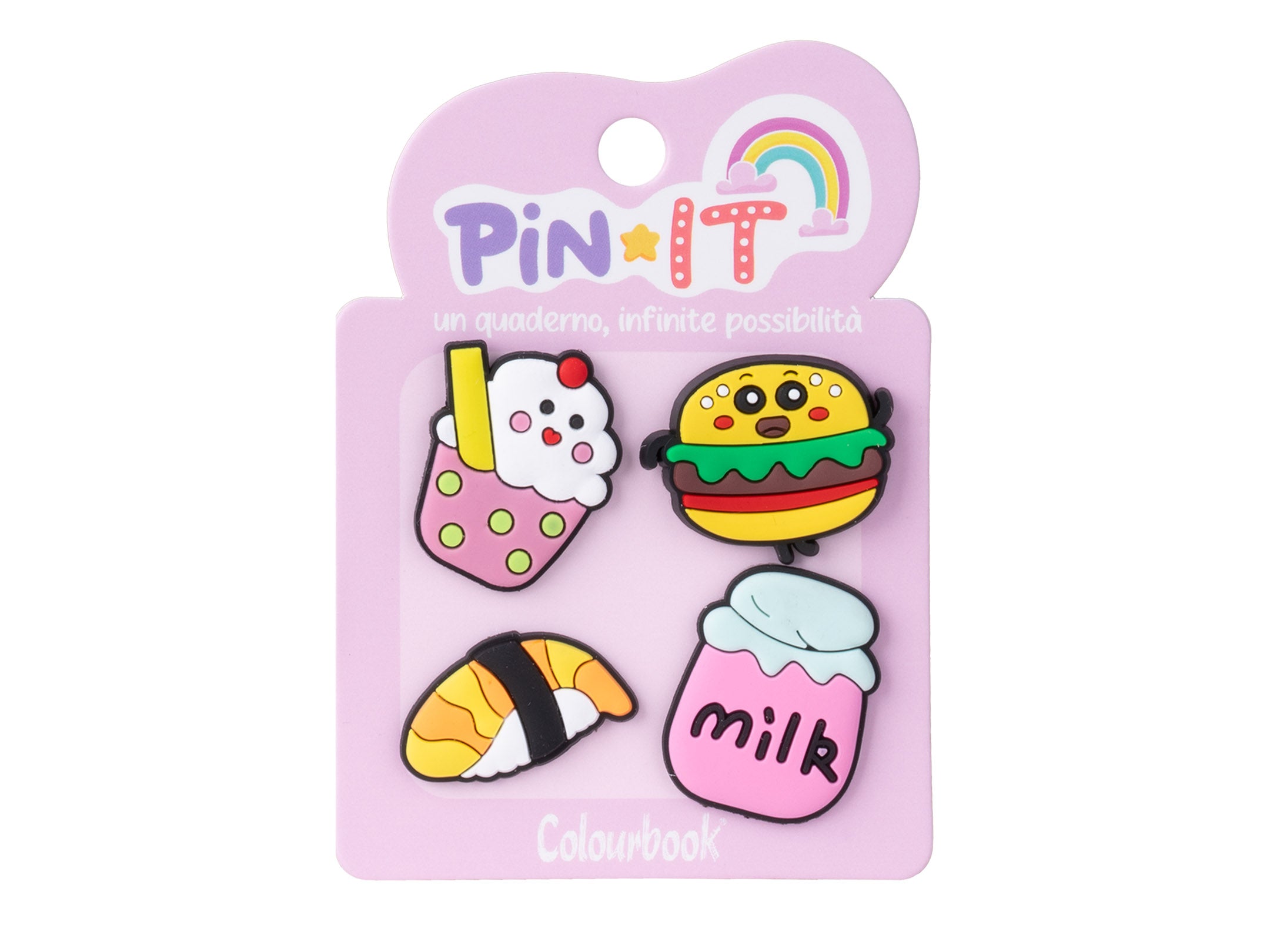 Set 4 Pezzi Pin It Breakfast Love