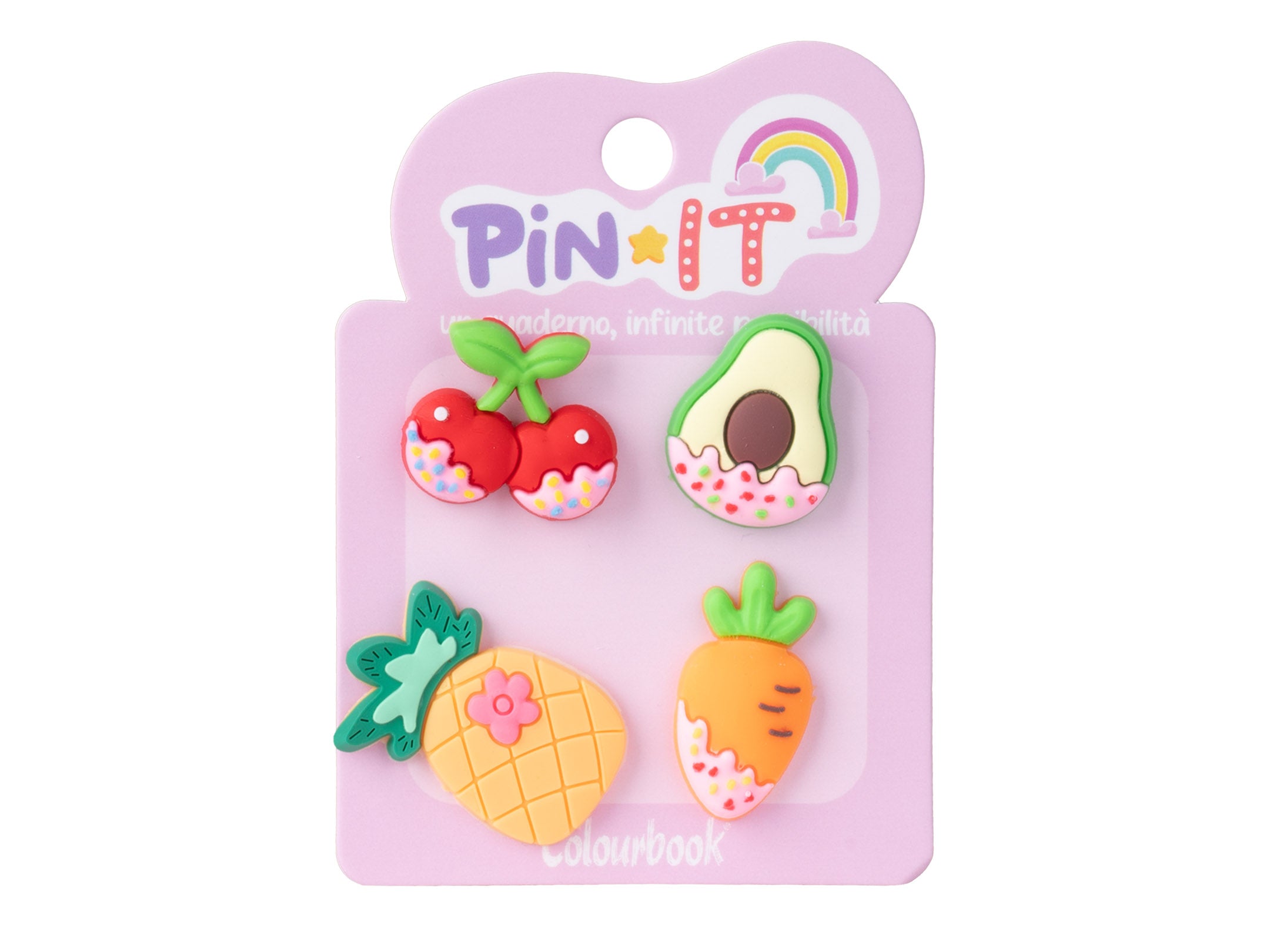 Set 4 Pezzi Pin It Cutie Fruits