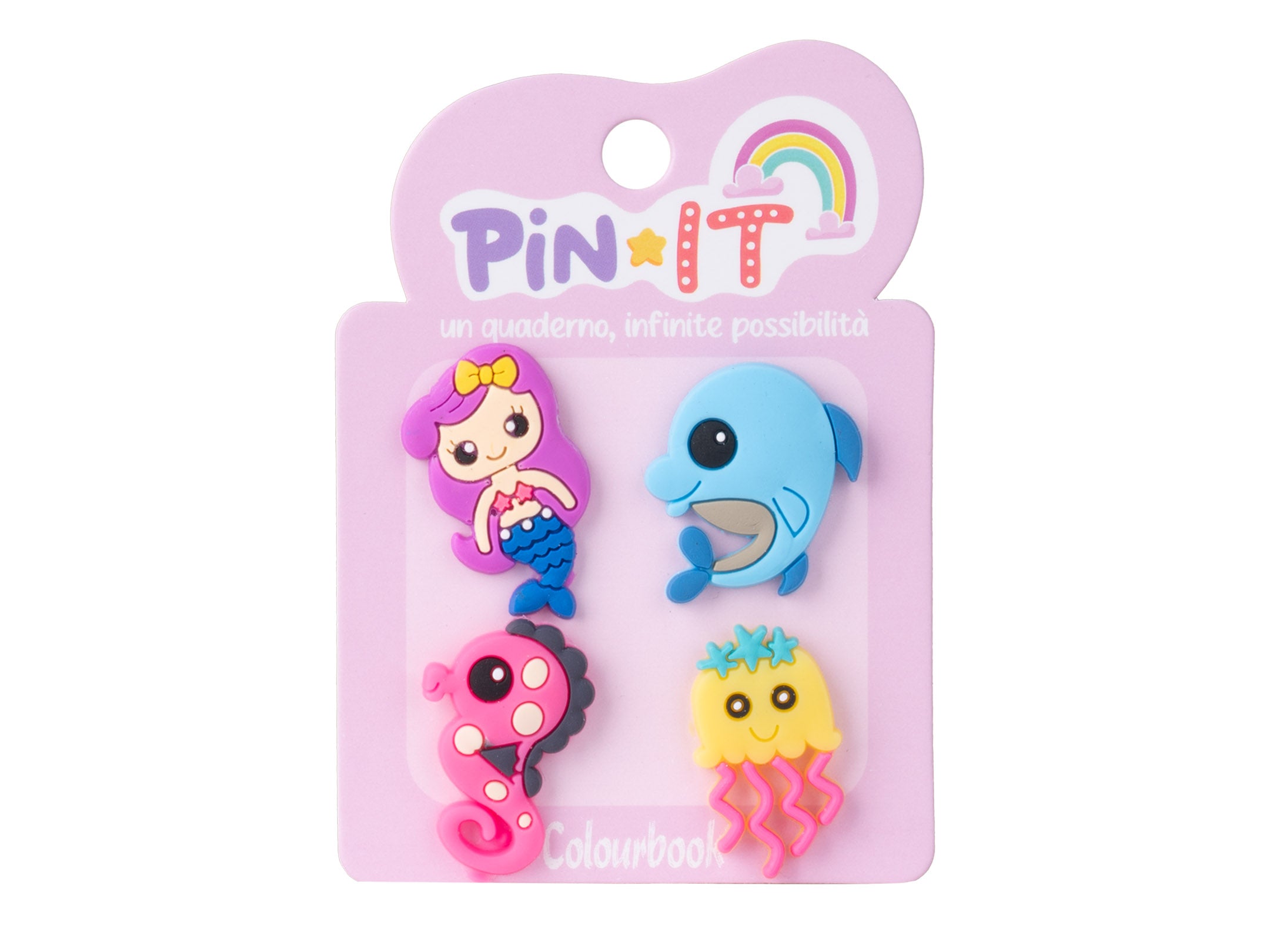 Set 4 Pezzi Pin It Ocean Friends