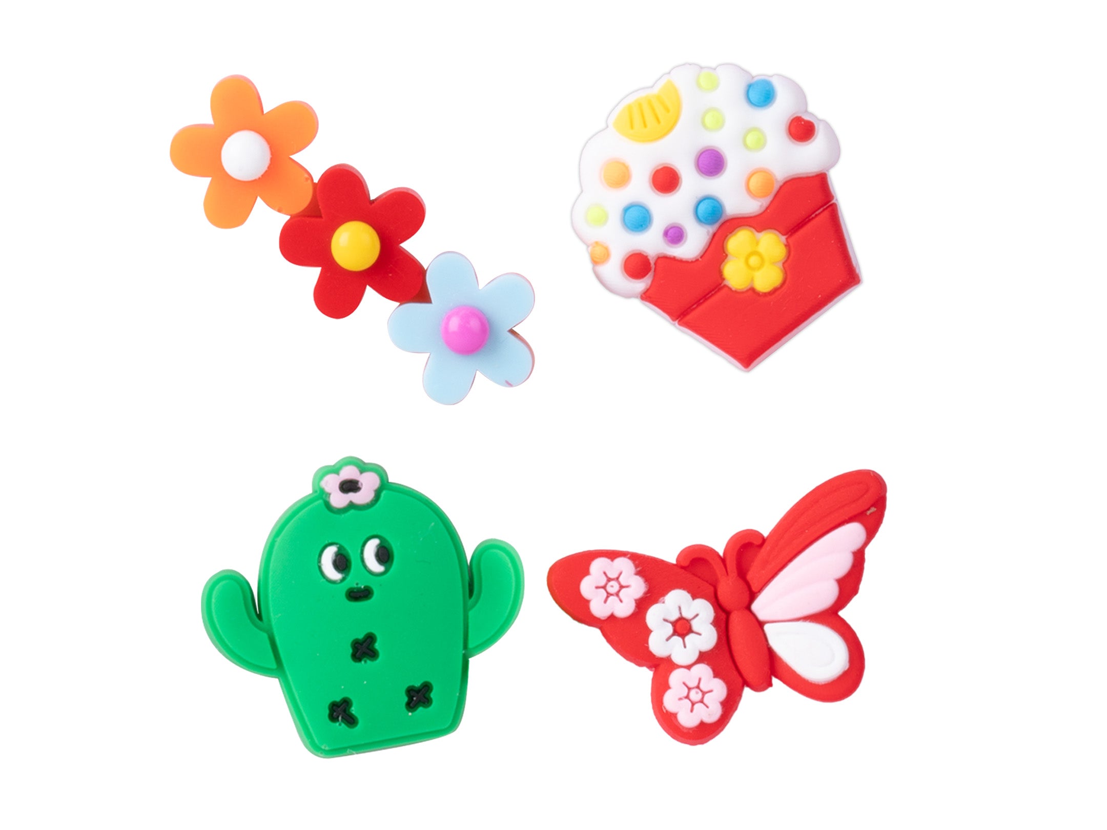 Set 4 Pezzi Pin It Flower & Sweeties