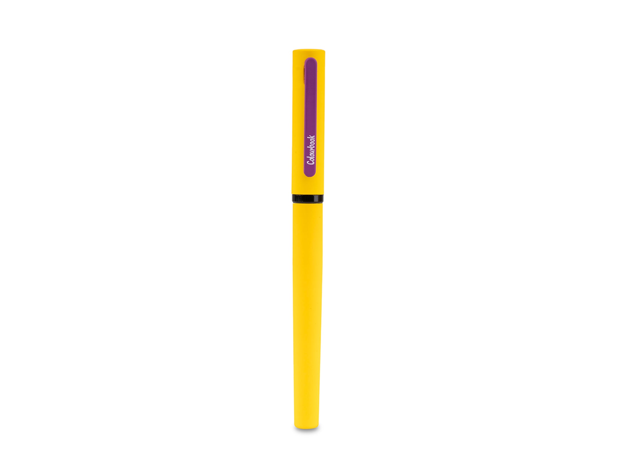 Penna roller in metallo creativity con astuccio col Giallo