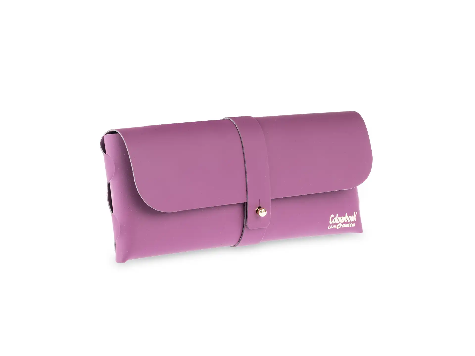 Colourbook - Pochette con cordoncino Live Green - Viola