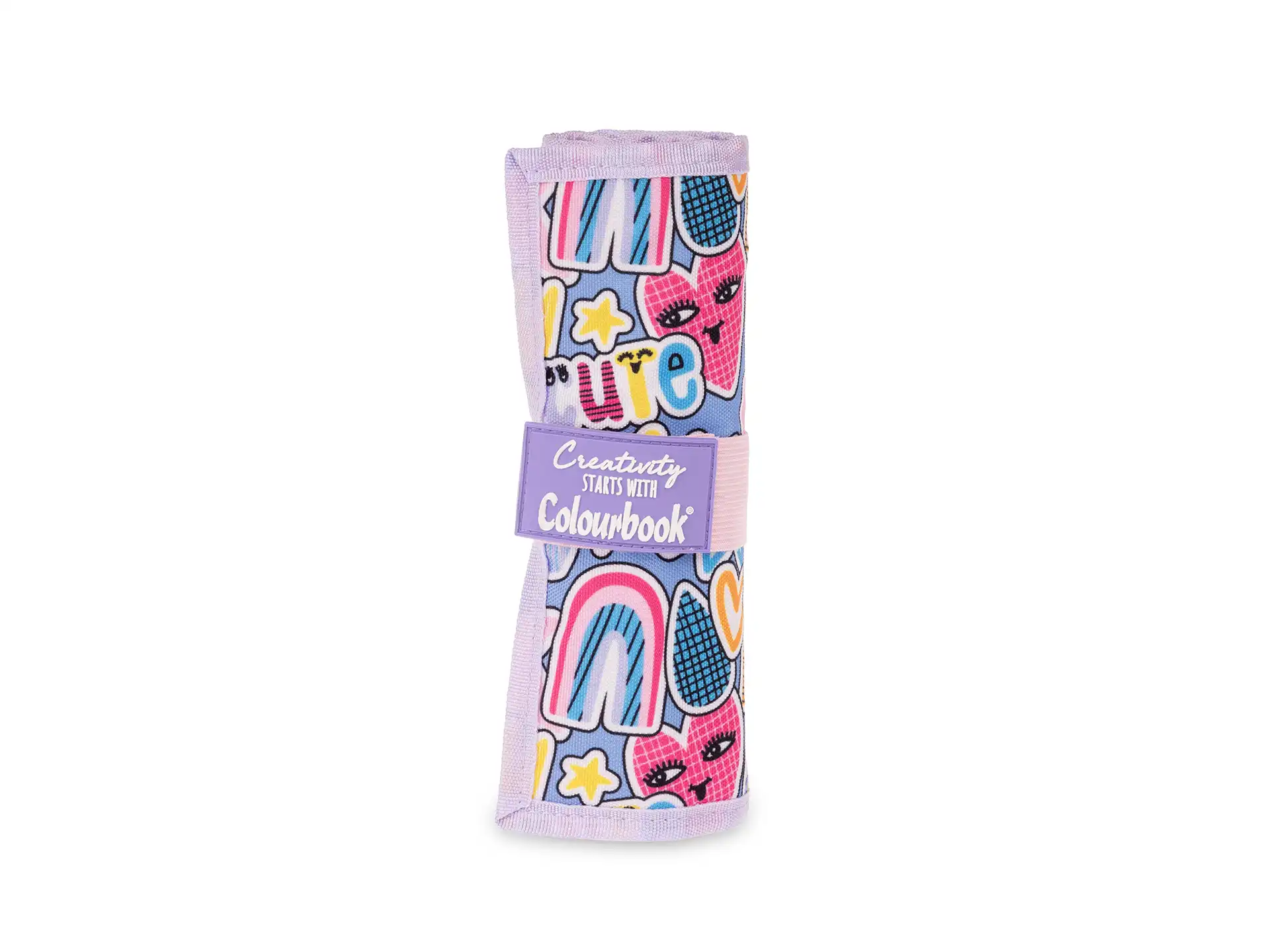 Colourbook Astuccio a rotolo Creativity 24 pastelli - Cute