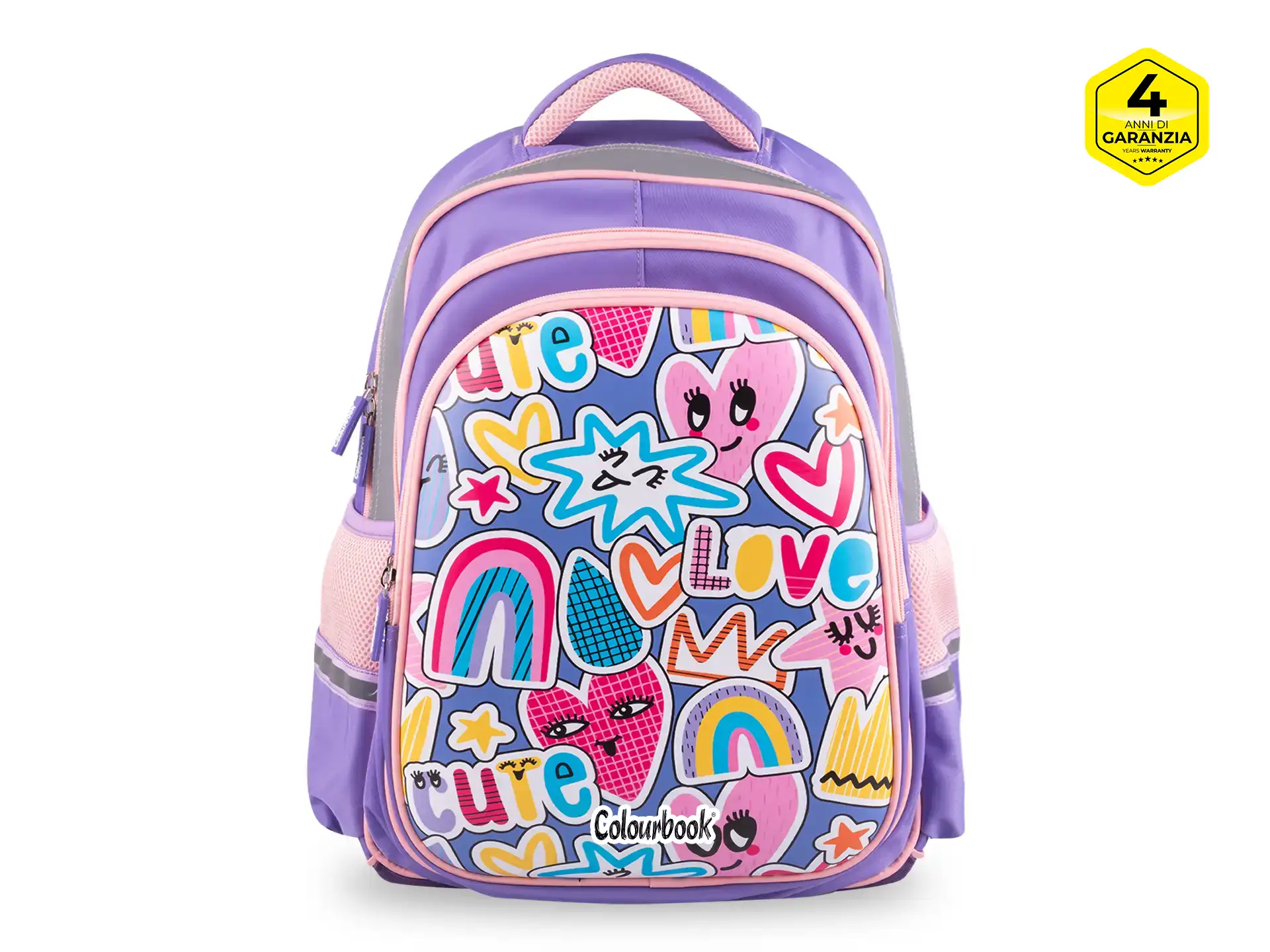 Colourbook - Zaino scuola - Abstract Cute