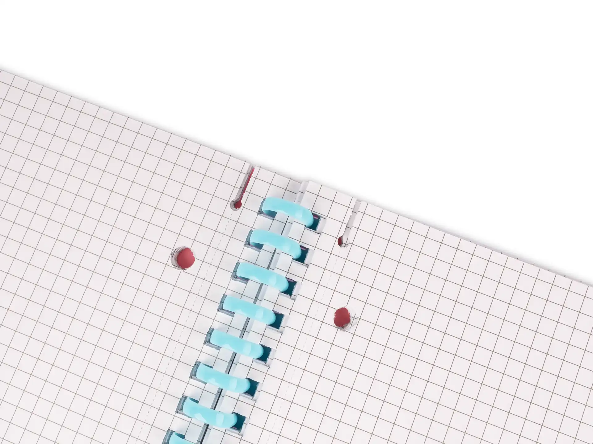 Quaderno A4 con spirale Soft – Quadretti 5MM - Prugna