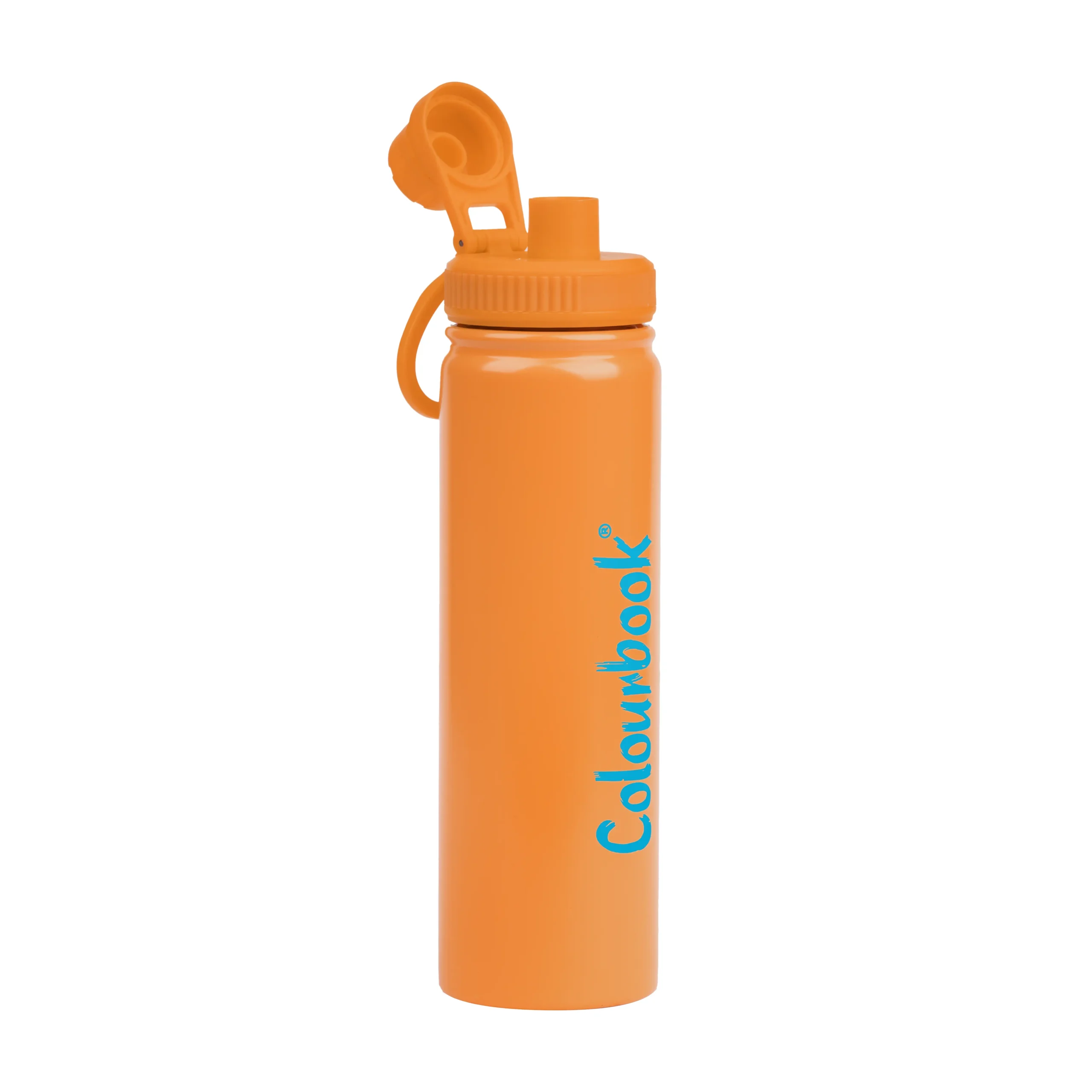 Borraccia termica con beccuccio 650ml Colour Trek - Arancio
