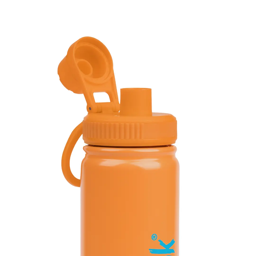 Borraccia termica con beccuccio 650ml Colour Trek - Arancio