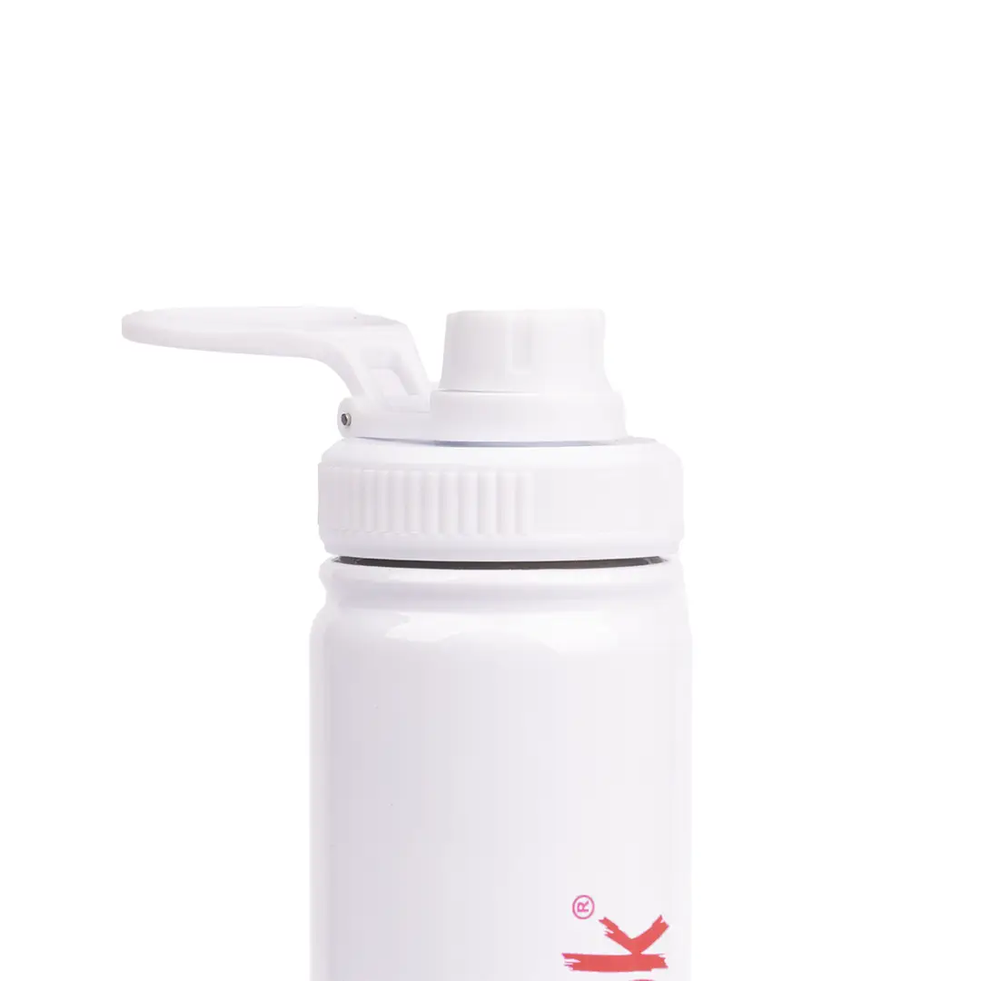 Borraccia termica con beccuccio 650ml Colour Trek - Bianco