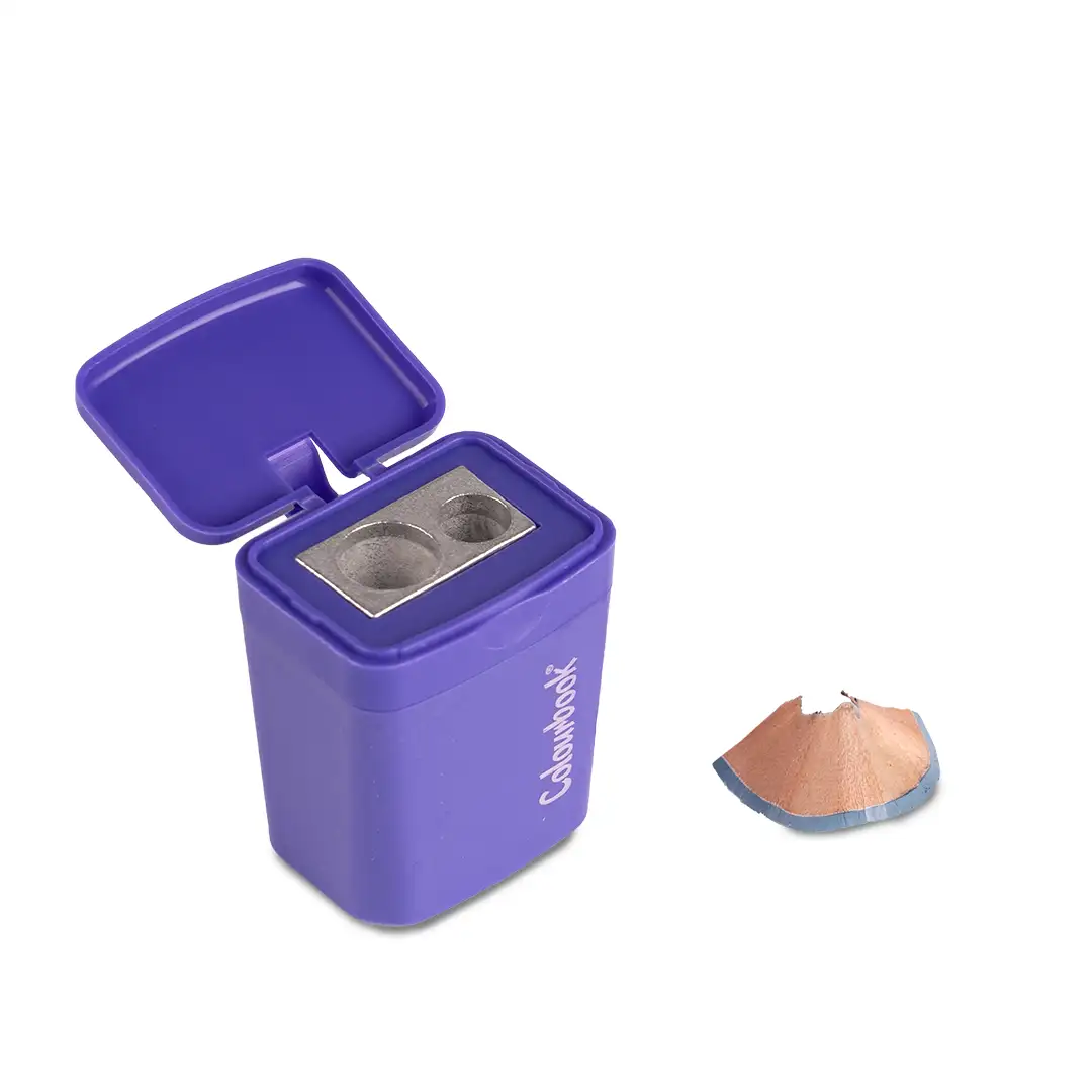 Temperamatite con serbatoio 2 fori - Viola